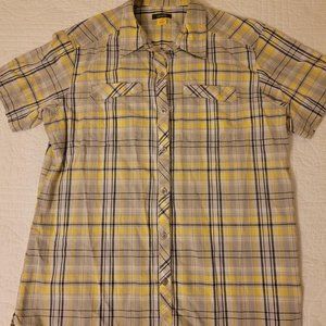 Cabela's Plaid Women's Cotton Shirt Sz Large